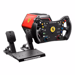 Thrustmaster T818 Ferrari 488 GT3 Simulator Nero, Rosso Sterzo + Pedali PC - Vista aggiuntiva 2