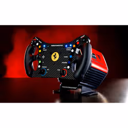 Thrustmaster T818 Ferrari 488 GT3 Simulator Nero, Rosso Sterzo + Pedali PC - Vista aggiuntiva 8
