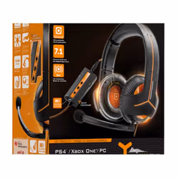 Thrustmaster Y350 CPX 7.1 Auricolare Cablato A Padiglione Gaming Nero, Arancione - Vista aggiuntiva 4