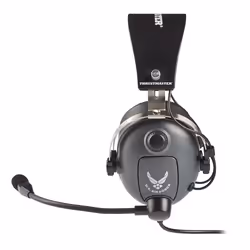 Thrustmaster T.Flight U.S. Air Force Cuffie Cablato A Padiglione Aviazione Nero, Grigio - Vista aggiuntiva 5