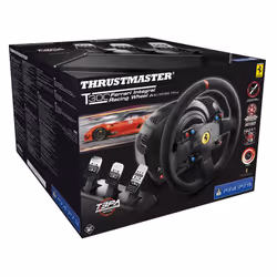 Thrustmaster T300 Ferrari Integral Racing Wheel Alcantara Edition Nero Sterzo + Pedali Analogico/Digitale PC, PlayStation 4, Playstation 3 - Vista aggiuntiva 7