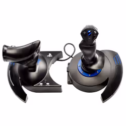 Thrustmaster T.Flight Hotas 4 Nero, Blu USB 2.0 Joystick Digitale PC, PlayStation 4 - Vista aggiuntiva 5