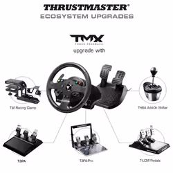 Thrustmaster TMX Force Feedback Nero Volante PC, Xbox One - Vista aggiuntiva 8