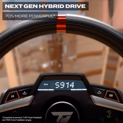 Thrustmaster 4460182 periferica di gioco Nero USB Sterzo + Pedali Analogico/Digitale PC, Xbox One, Xbox One S, Xbox One X, Xbox Series S, Xbox Series X - Vista aggiuntiva 7