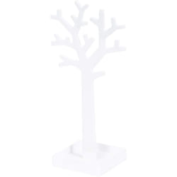 Compactor - Bijoux Organizer Ad Albero, Bianco, 14,8 x 9,9 x 30 cm, Plastica, RAN6047