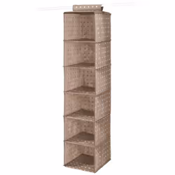 Organizzatore per abiti sospesi in tessuto Rivoli colore marrone materiale polipropilene - tessuto non tessuto Dimensioni 128 ...