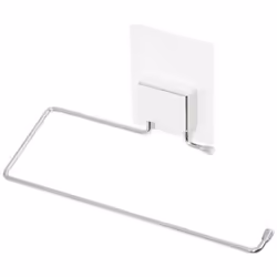 Porta asciugamani materiale: acciaio colore: cromo dimensioni: 14,5 x 25,5 x 6,5 cm (HxLxP) portata massima: 3 kg installazio ...
