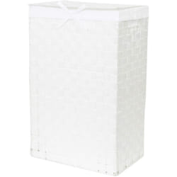 Compactor - Cesto per la biancheria Bianco 25 x 38 x H.60 cm
