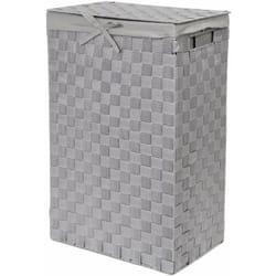 Compactor - Cesto per la biancheria Grigio 25 x 38 x H.60 cm