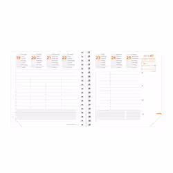 Quo Vadis Time & Life Medium Agenda settimanale Nero - Vista aggiuntiva 2