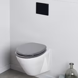Wirquin 20717953 Coperchio rigido da WC Legno Grigio chiaro