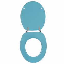 Wirquin 20721909 Seduta morbida per wc Legno Blu, Bianco