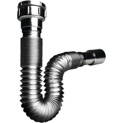 Wirquin - 30722044 – Sifone estensibile cromo Evier D40 – 50, cromato
