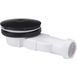 Wirquin - 30722861 - Piletta per piatto doccia Black Touch, colore: Nero