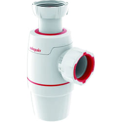30723194 - Sifone lavabo Neo D32, zero perdite, bianco - Wirquin