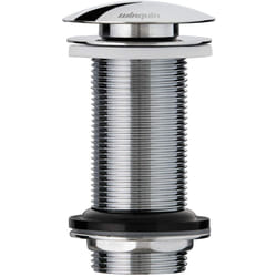 Wirquin - 30723416 - Piletta per lavabo, design senza troppo pieno, Quick-Clac, cromato