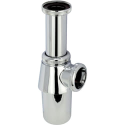 Wirquin - 30718960 Sifone per lavabo 1 4 D32 ottone cromo