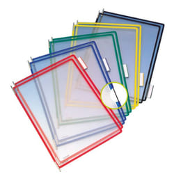Tarifold 113009 accessori per portadocumenti girevole Colori assortiti Cloruro di polivinile (PVC) Cornice