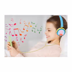 Lexibook HP015PP-00 cuffia e auricolare Cuffie Cablato A Padiglione MUSICA Blu - Vista aggiuntiva 4
