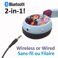Lexibook HPBT010FZ cuffia e auricolare Cuffie Con cavo e senza cavo A Padiglione MUSICA Bluetooth Multicolore - Vista aggiuntiva 4