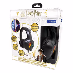Lexibook Harry Potter HPG10HP cuffia e auricolare Cablato A Padiglione Gaming Nero - Vista aggiuntiva 2
