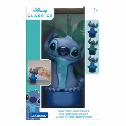 Lexibook Disney Stitch NS01D luce da notte per bambino Libera installazione Blu LED - Vista aggiuntiva 5