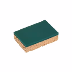 Spugna gialla cellulosa naturale Fibra abrasiva verde Ottima capacità sgrassante e assorbente Speciale trattamento antibatter ...