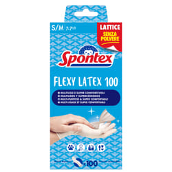 Spontex Guanti Lattice 100pz N/TAL S/M
