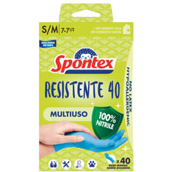 Spontex Guanto Nit Resistente 40pz S/M