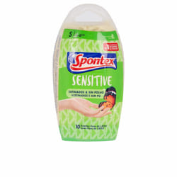 Latex Sensitive guantes satinados sin polvo talla S