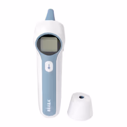 BEABA THERMOSPEED, Termometro a rilevamento remoto, Blu, Bianco, Orecchio, Fronte, Pulsanti, °C, °F, 1 s