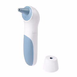 BEABA THERMOSPEED Termometro a rilevamento remoto Blu, Bianco Orecchio, Fronte Pulsanti