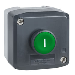 Schneider Electric XALD102 interruttore elettrico Interruttore a pulsante Verde, Grigio