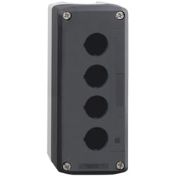 Schneider Electric - Pulsantiera vuota con 4 fori da 22mm IK03 IP65 in plastica Schneider XALD04