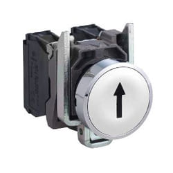 Schneider Electric XB4BA3341 interruttore elettrico Interruttore a pulsante Bianco