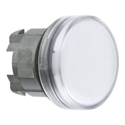 Schneider Electric - Testa lampada spia Telemecanique Bianca led ZB4BV013