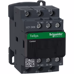 LC1D09F7 è un contattore TeSys D a 3 poli di Schneider Electric per applicazioni motore fino a 4 kW a 400 V. LC1D09F7 è un co ...