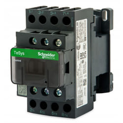 Schneider Electric - tesys d - contattore tripolare, AC3 - 32A, contatti punti. na+ nc, bobina a bassa potenza 24 v cc, morsetti a vite