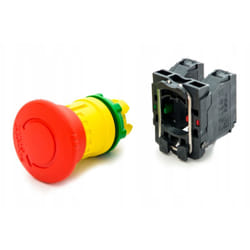 Schneider Electric - harmony XB5 - arresto di emergenza FI40 rosso senza illuminazione rotazione plastica, 2XNC
