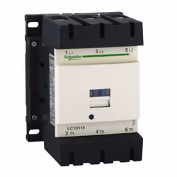 TeSys D - Contattore tripolare, AC3 - 115A, contatti ambiente NO+ NC, bobina 230 VCA 50/60Hz, terminali a vite LC1D115P7