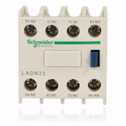 SCHNEIDER - LADN22 Blocco contatti ausiliari TeSys - 2NO + 2NC - Morsetti a vite SCHNEIDER (LADN22) - Scopri qualità e affida ...