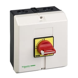 Schneider Electric VCF4GE interruttore elettrico Interruttore rotante 3P Nero, Rosso, Giallo