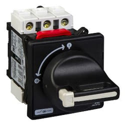 Schneider Electric VBD01 interruttore elettrico Interruttore rotante 3P Nero