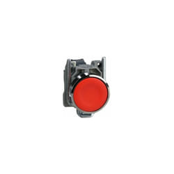 Schneider Electric - schneider XB4BA42 - Pulsante rosso Ø22 - filoghiera ad impulso - 1 nc