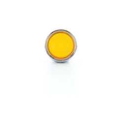 Schneider Electric - Schneider testa pulsante luminoso giallo a filo ghiera con gemma liscia led zb4bw353
