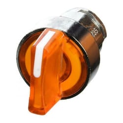 Schneider Electric - Schneider testa selettore luminoso giallo a leva corta 2 posizioni fisse a 90° zb4bk1253