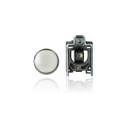 Schneider Electric - schneider XB4BVB1 - Lampada spia diam.22 - IP65 - bianca - led integrato - 24V