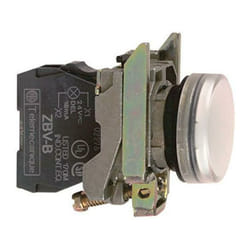 Schneider Electric - Schneider spia bianca 230v con led integrato a luce fissa xb4bvm1