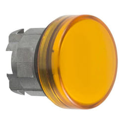 Schneider Electric - Testa lampada Telemecanique spia gemma liscia gialla led ZB4BV053