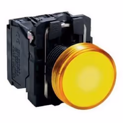 Telemecanique XB5AVB5. Harmony voyant rond 22. IP66. LED intégrée. 24V. Gamme de produits: Harmony XB5. Type de produit: Voya ...